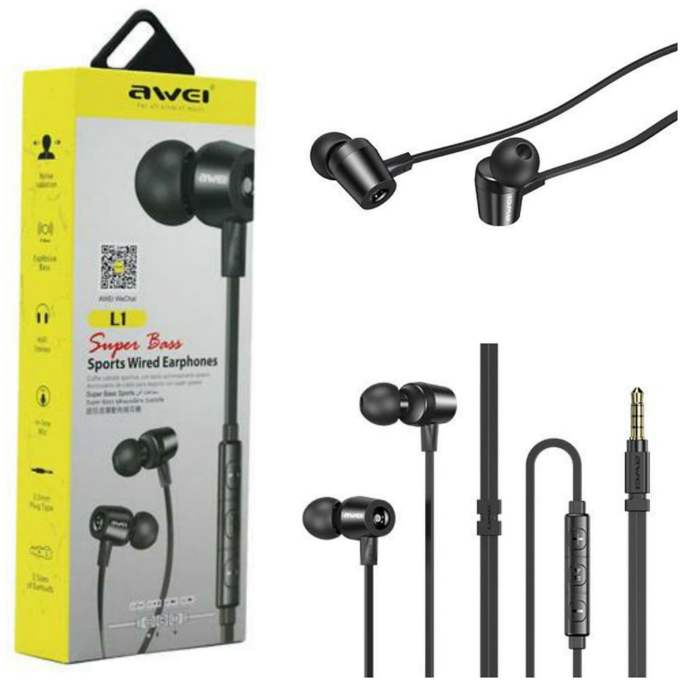 Thumbnail: Awei L1 Super Bass Sport Wired Earphone