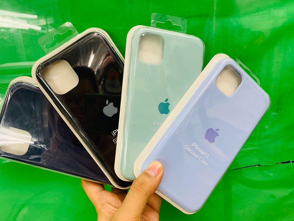 Thumbnail: Silicone case with Soft Touch for iPhone 12/12 Pro 12 Pro Max12 Mini