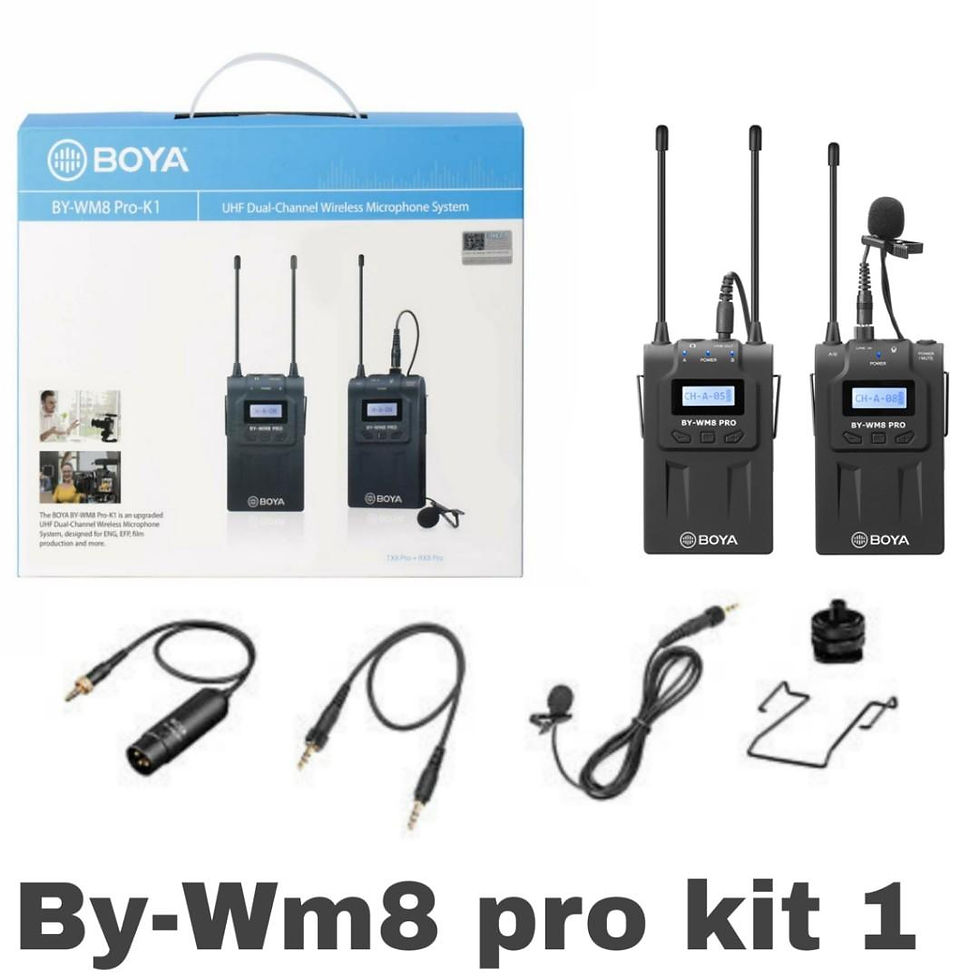 Thumbnail: BOYA by-WM8 Pro-K1 Wireless Lavalier Microphone