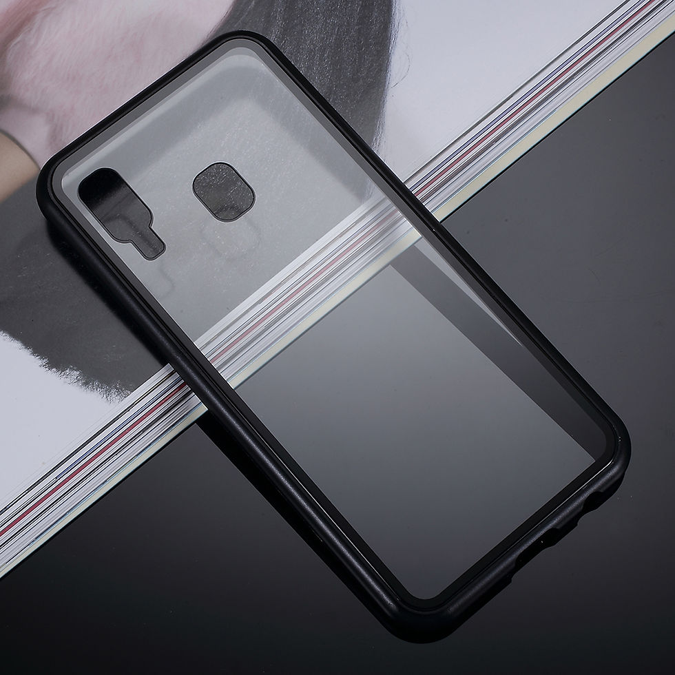 Thumbnail: Magnetic Double-sided 360 Full Protection Glass Case for Samsung A70 A60 A50 A40