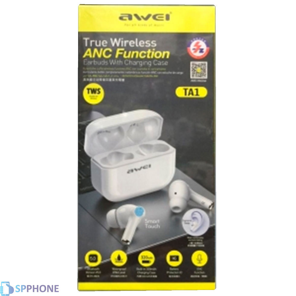 Thumbnail: Awei TA1 Active Noise Cancelling TWS Earbuds Bluetooth Wireless with Microphone