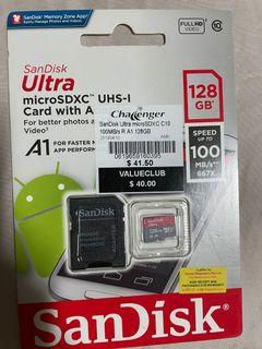 Thumbnail: Sandisk 128GB Micro SD Class 10 80MB/S