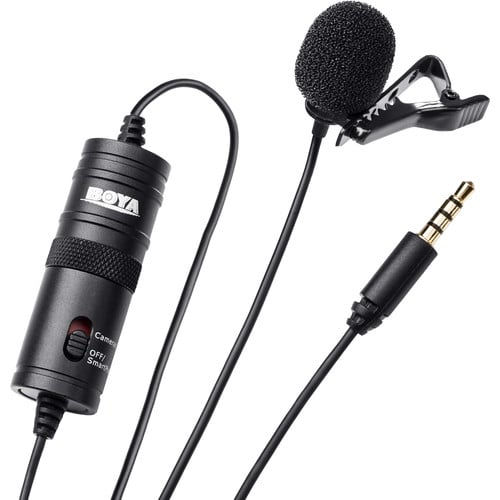 Thumbnail: Boya BY-M1 Omni directional Lavalier Microphone for DSLRs,Camcorders,Smartphones