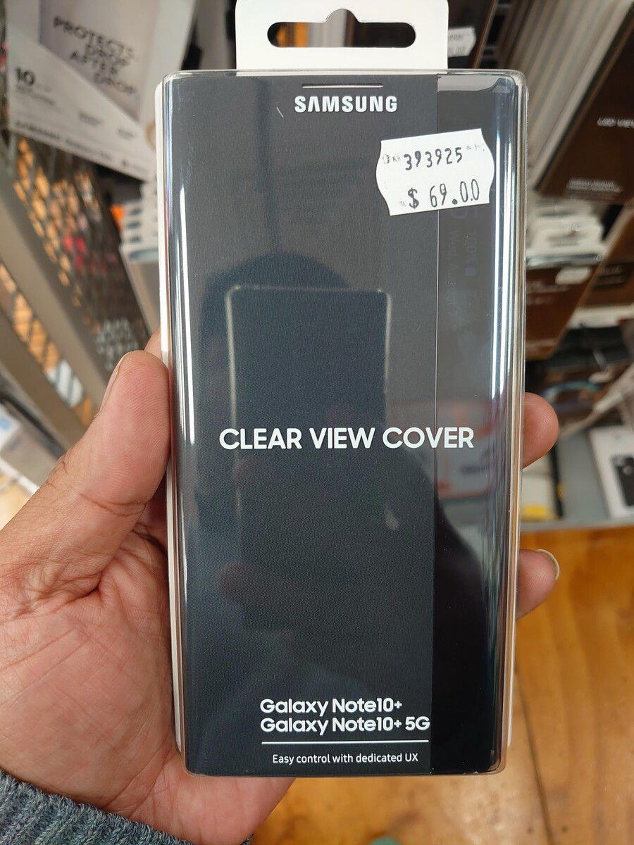 Thumbnail: Clear View Cover Case With Sensor For Samsung Note 10/Note 10 Plus