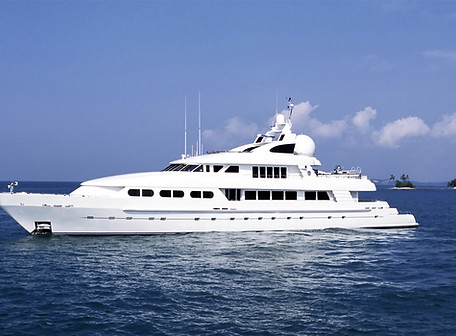Luxury White Yacht