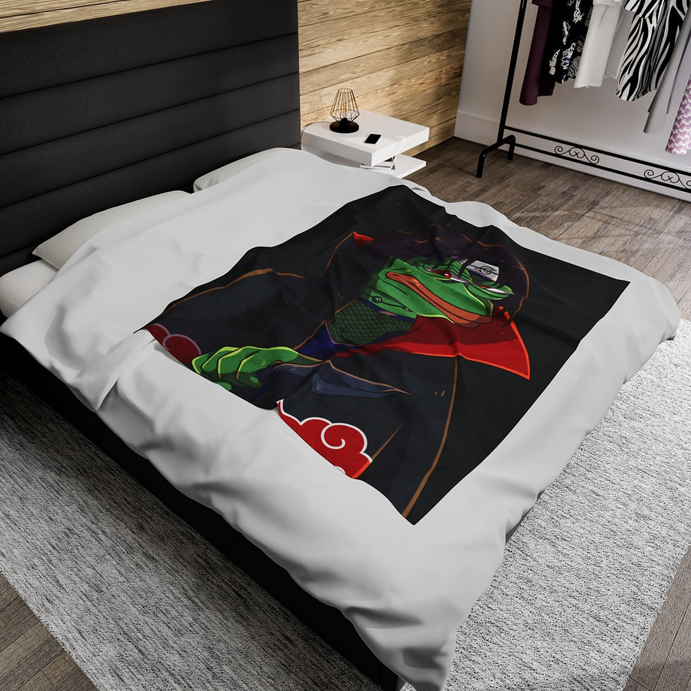 Thumbnail: ItachiPEPE Velveteen Plush Blanket