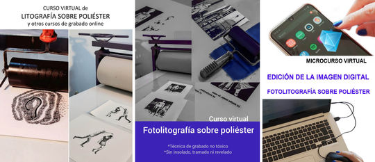 CURSOS VIRTUALES Litografía Fotolitografía sobre poliéster