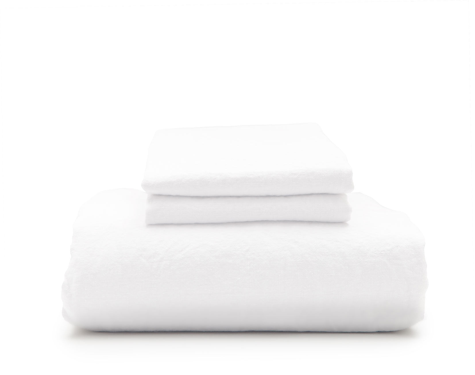 Glacier White Linen Duvet Cover Set