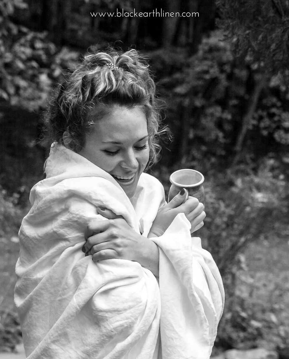 Thumbnail: Glacier White Linen Duvet Cover Set