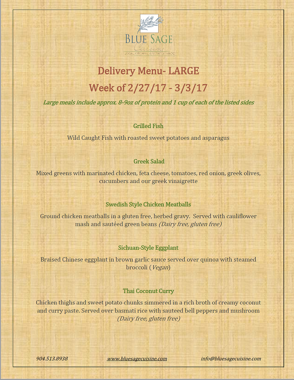 Thumbnail: Meal Delivery - 5 Meal Plan - LARGE - 2/27 - 3/3