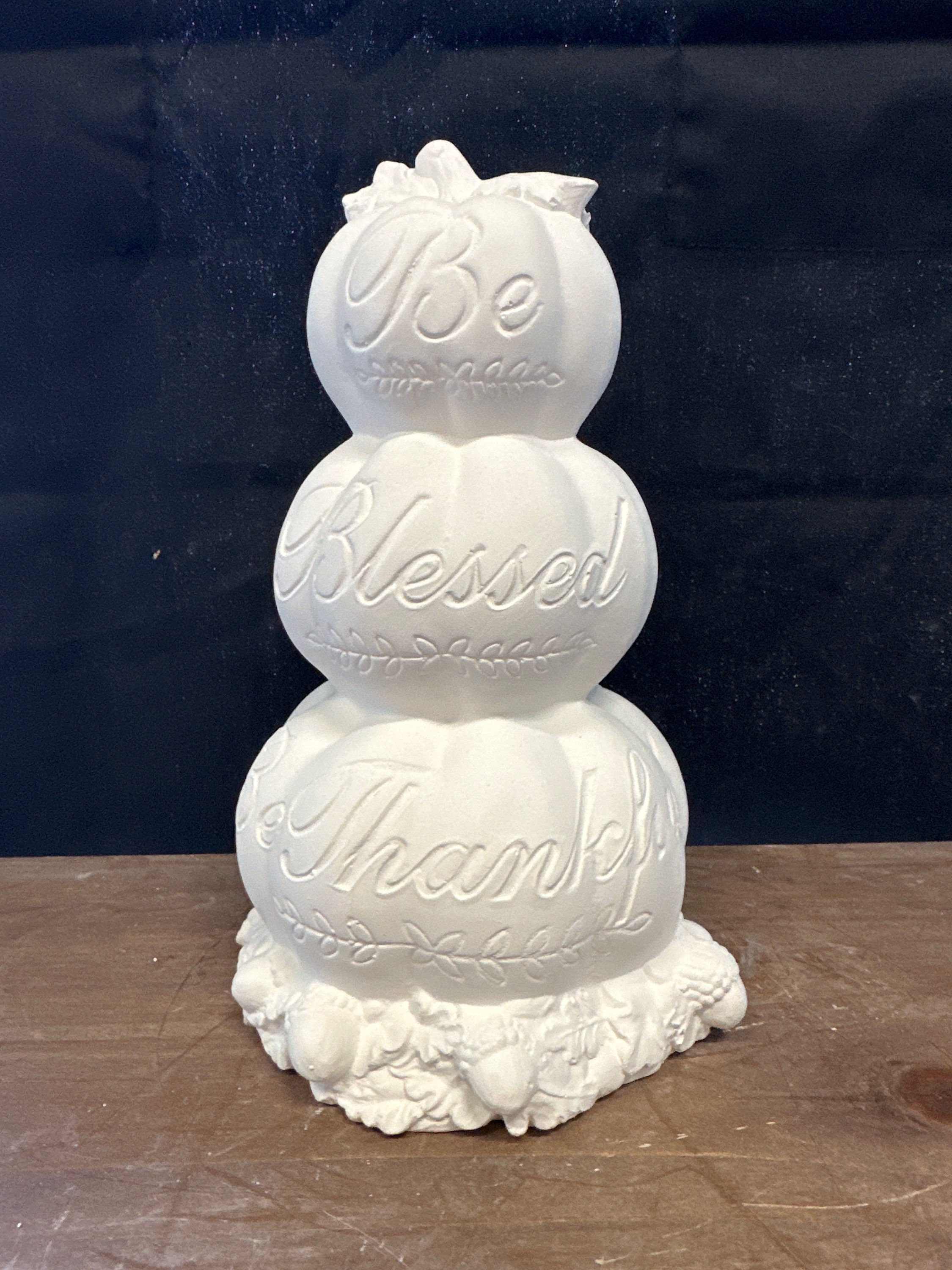 Be Blessed, Be Thankful Pumpkin Stack