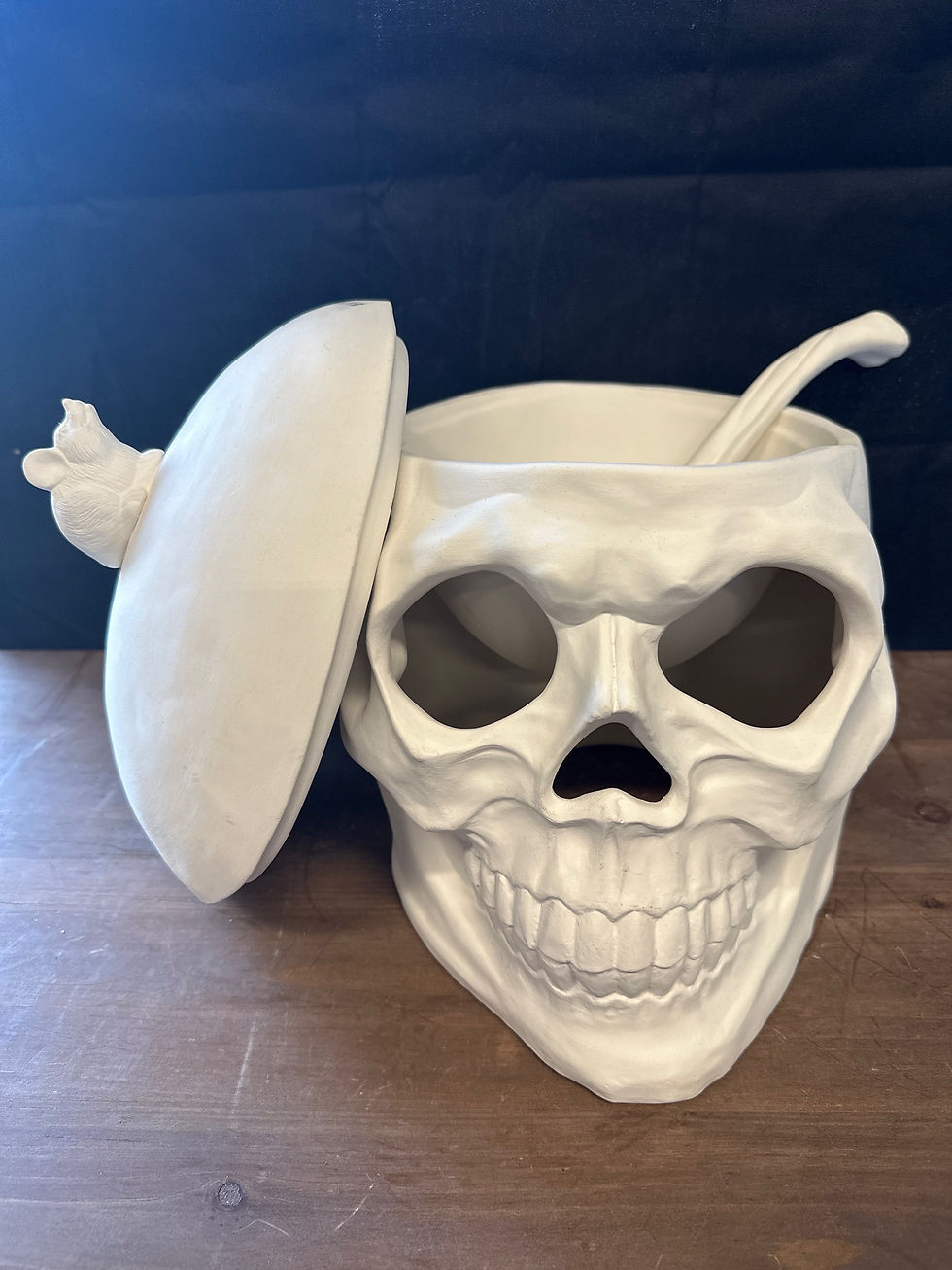 Thumbnail: Large Skull Punch Bowl and Ladle Lantern