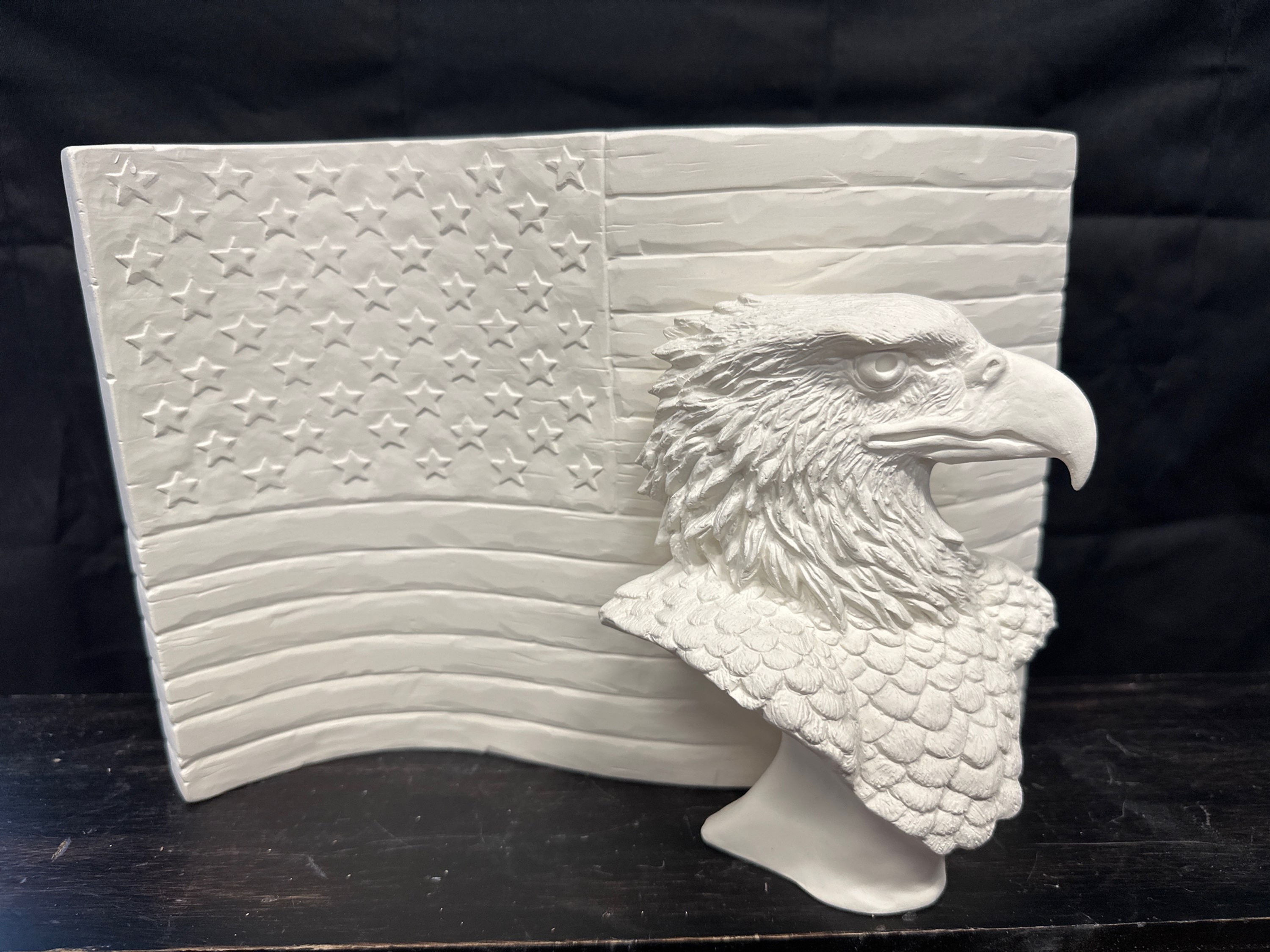 Patriotic Flag & Eagle