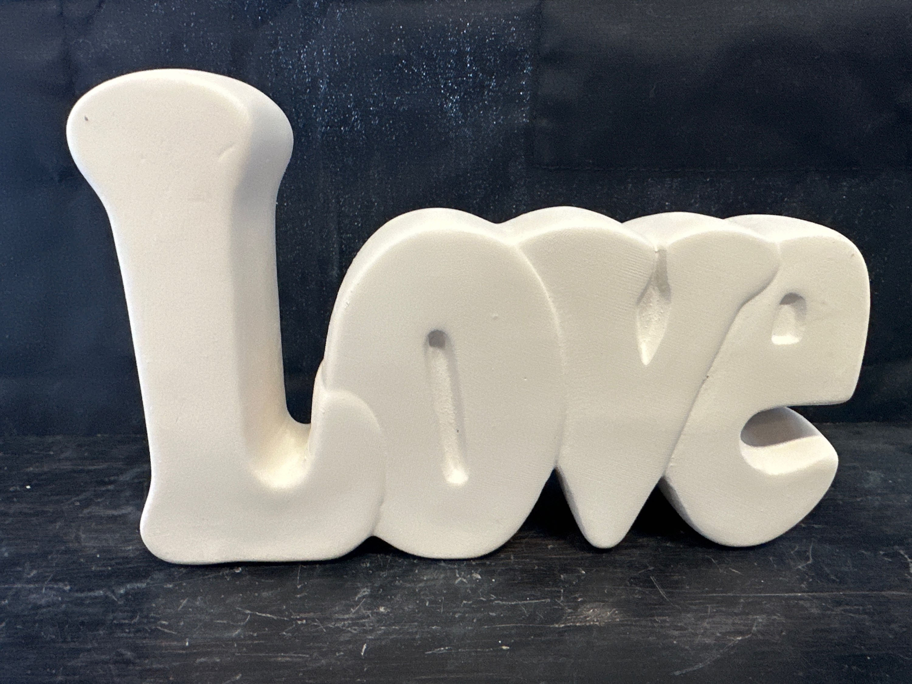 LOVE Word Plaque