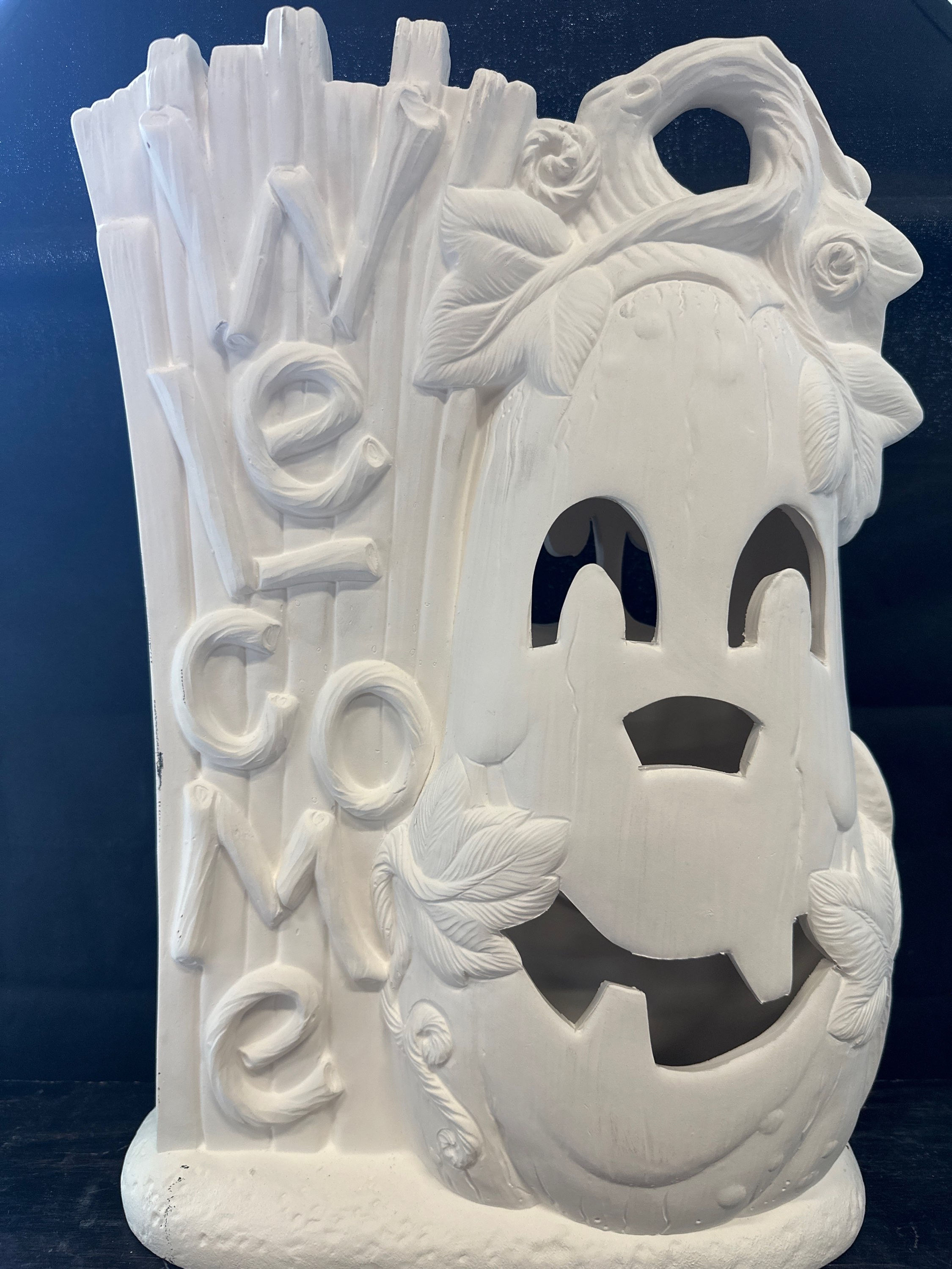 Jack-o-Lantern Welcome/Goodbye Light-Up Sign