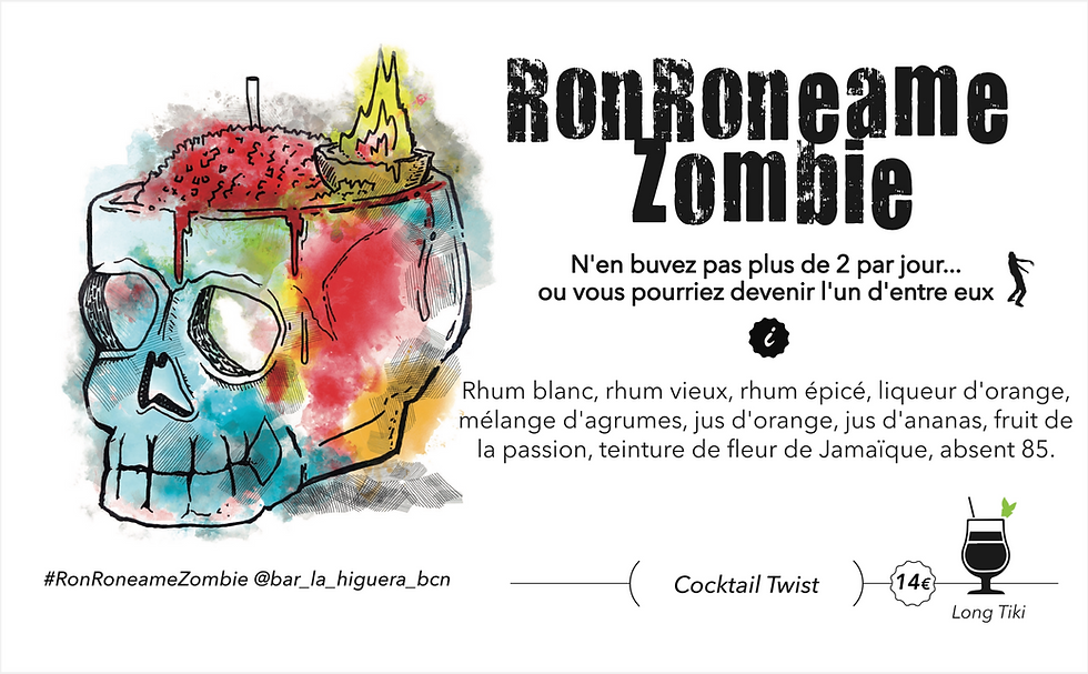 Ronroneame Zombie Cocktail