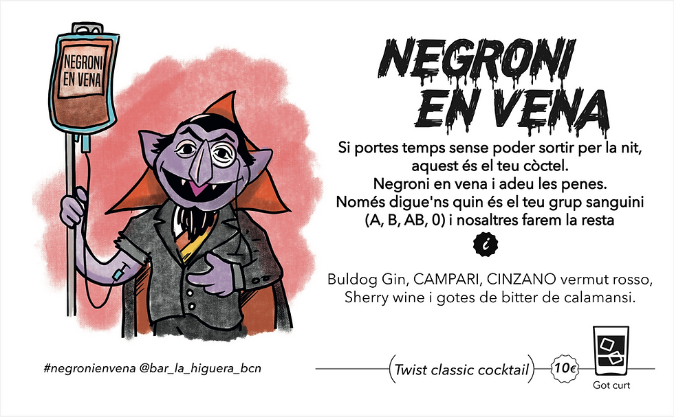 Negroni En Vena Cocktail