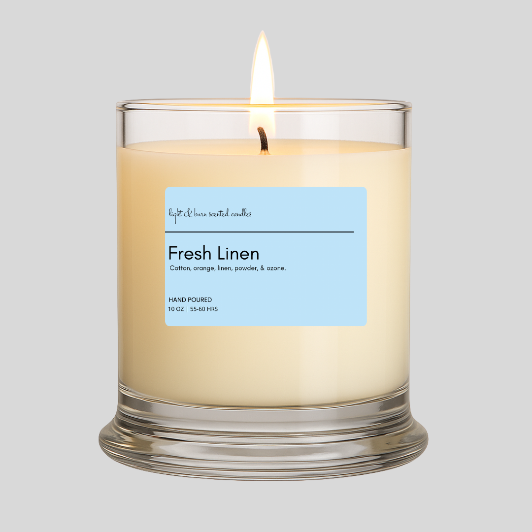 Fresh Linen Scented Candle