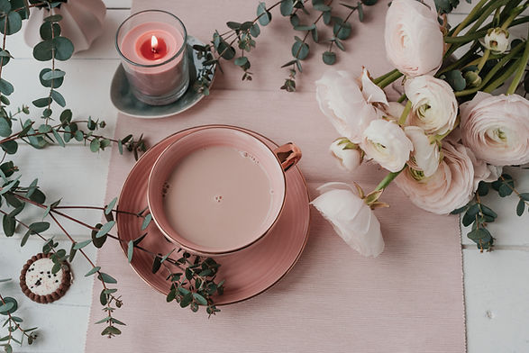 Floral Tea Time Background