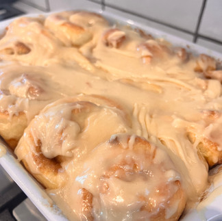 homemade sourdough cinnamon rolls