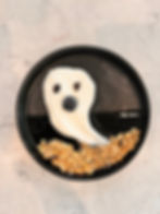 halloween breakfast ghost yogurt parfait