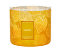 fall candles - leaves