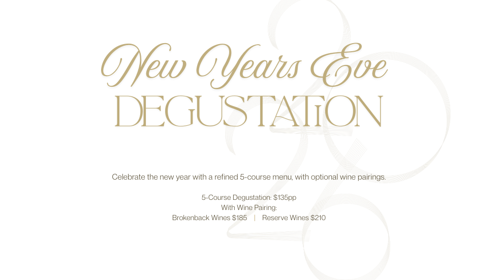 New Years Eve Degustation