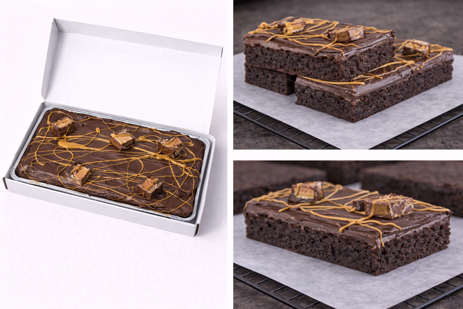 Mars Brownie Traybake (12 or 8s)