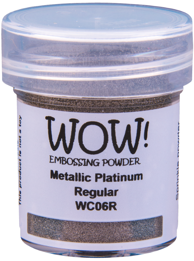 Wow! Metallic Platinum Regular Embossing Powder