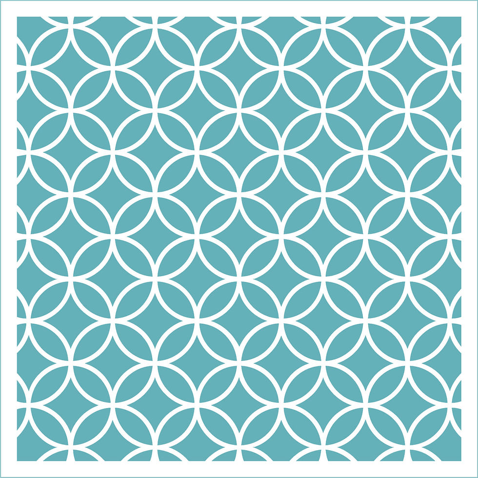 Quilted Circles Stencil