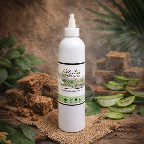 Clarifying African Black Detoxifying Shampoo | Reeta's Organics