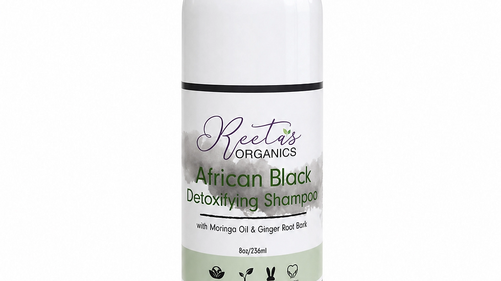 Reeta's Organics African Black Clarifying Shampoo for natural hair