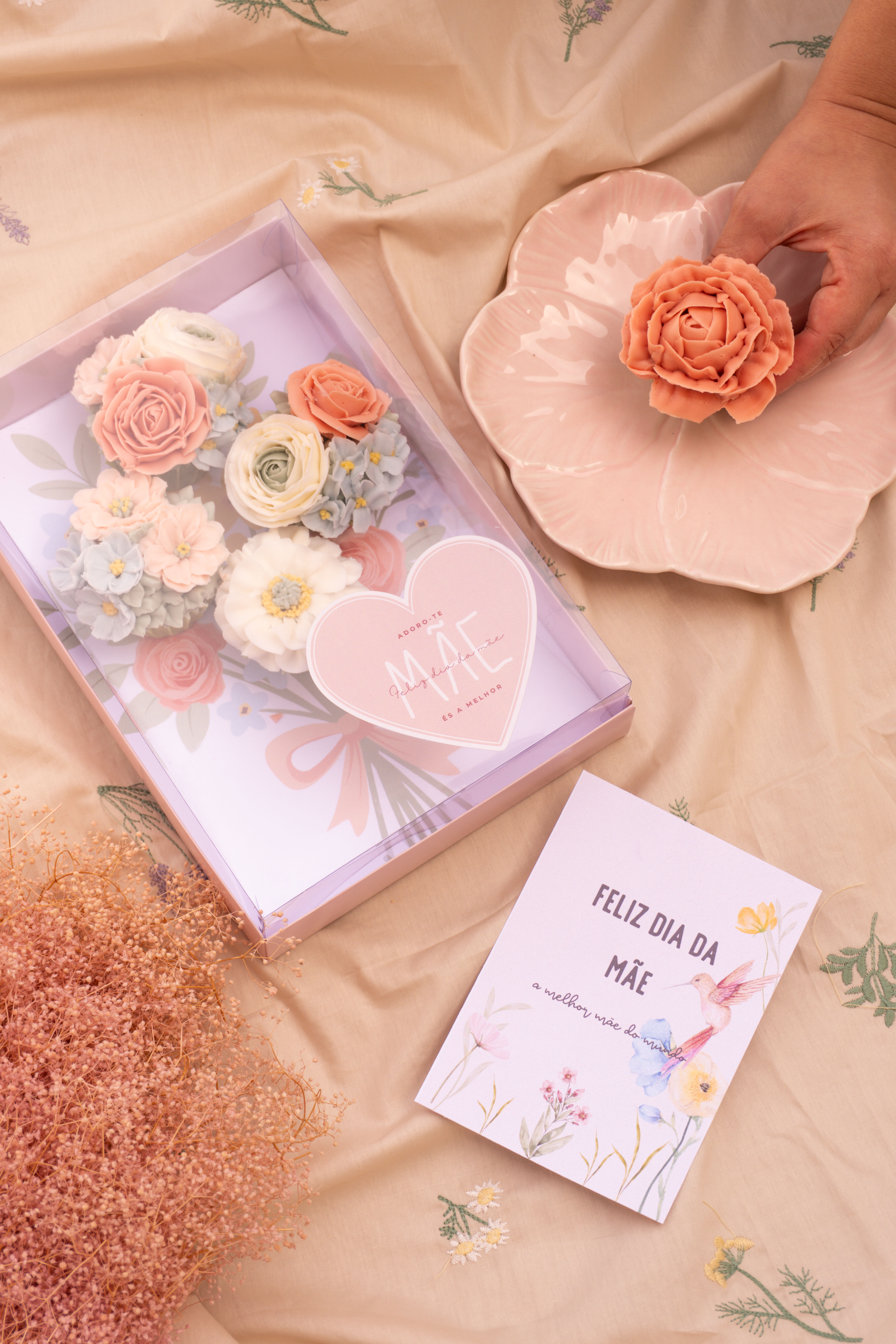 Bouquet mini cupcakes