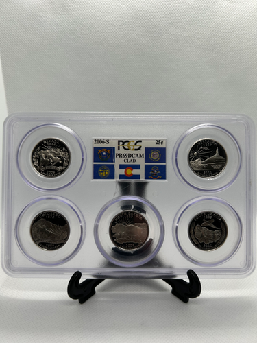 2006 S PCGS PR69 DCAM Clad Quarter Proof Set Single Holder | The