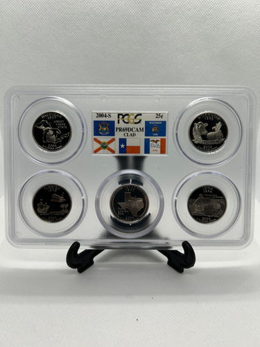 2004 S PCGS PR69 DCAM Clad Quarter Proof Set Single Holder | The