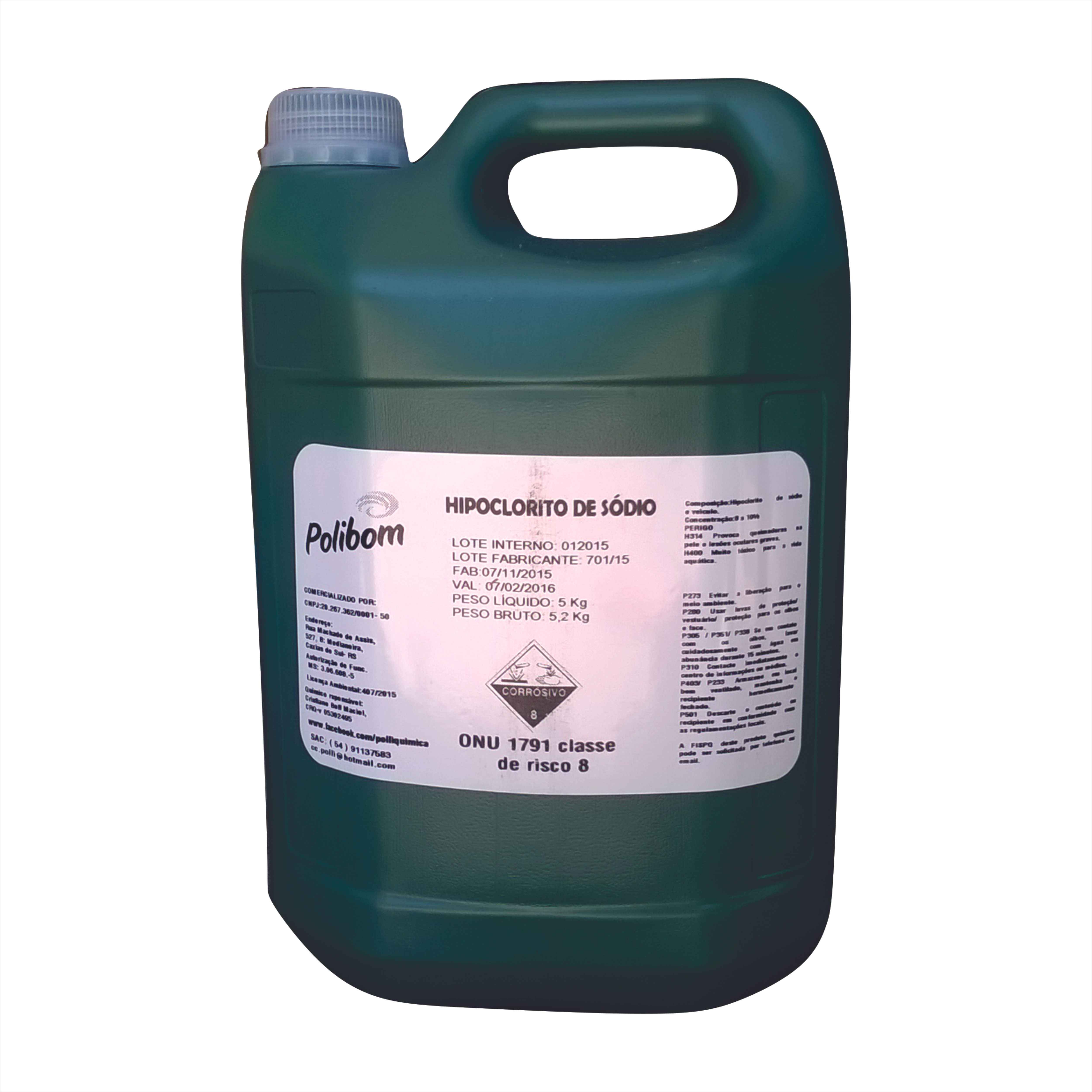 Hipoclorito de Sódio LVD Produtos de Limpeza
