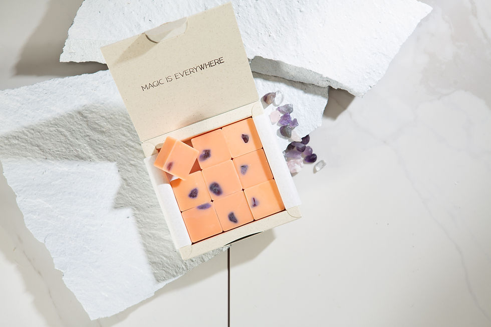 Thumbnail: 9 Crystal Infused Artisan Wax Melts