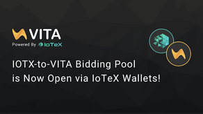 IOTX-to-VITA Bidding Pool is Now Open on IoTeX Wallets!
