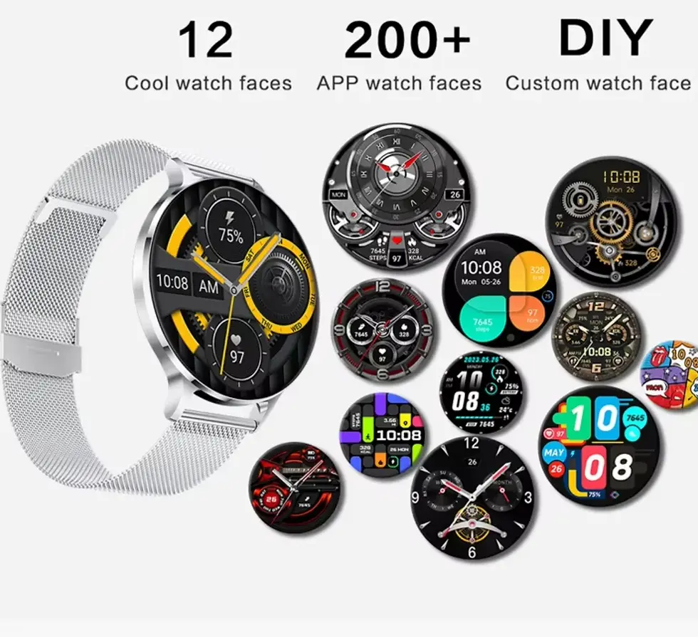Thumbnail: 1.75inch AMOLED Screen Smartwatch KM100 Smart Watch