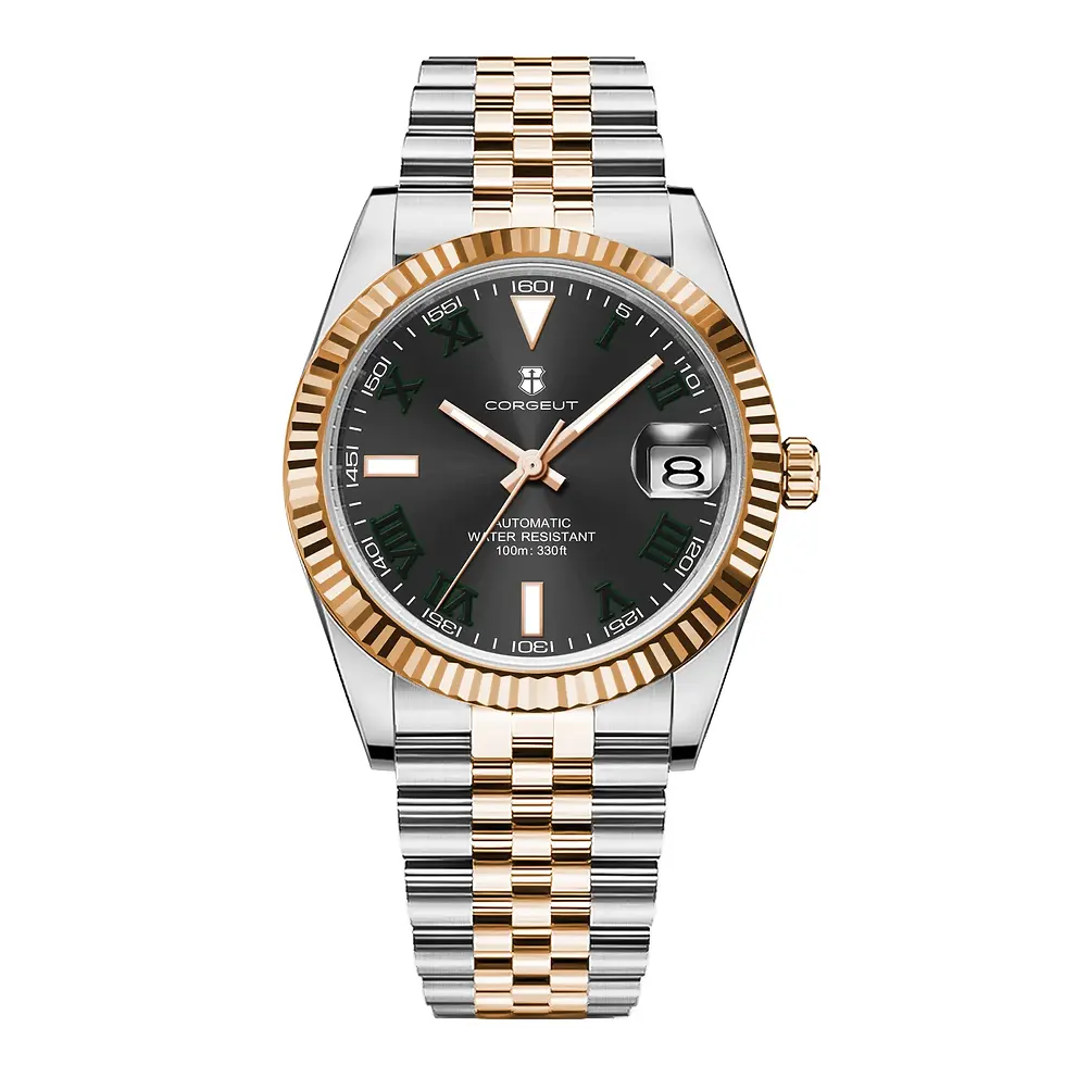 Thumbnail: Corgeut Automatic Watch NH35 Japan Movement Sapphire Crystal