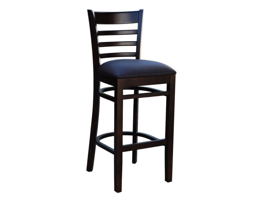 Flo Bar Stool 77cm with Padded Seat
