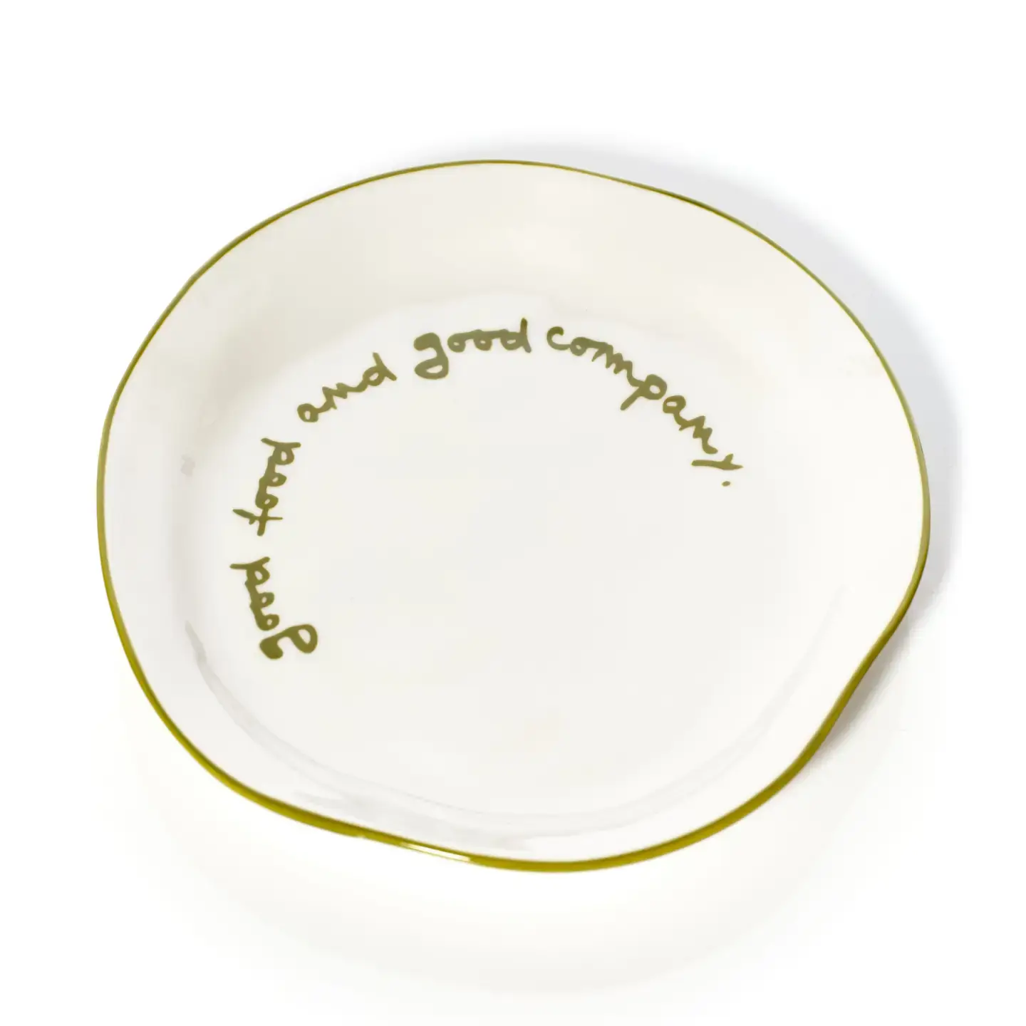 Good Food and Good Company plate