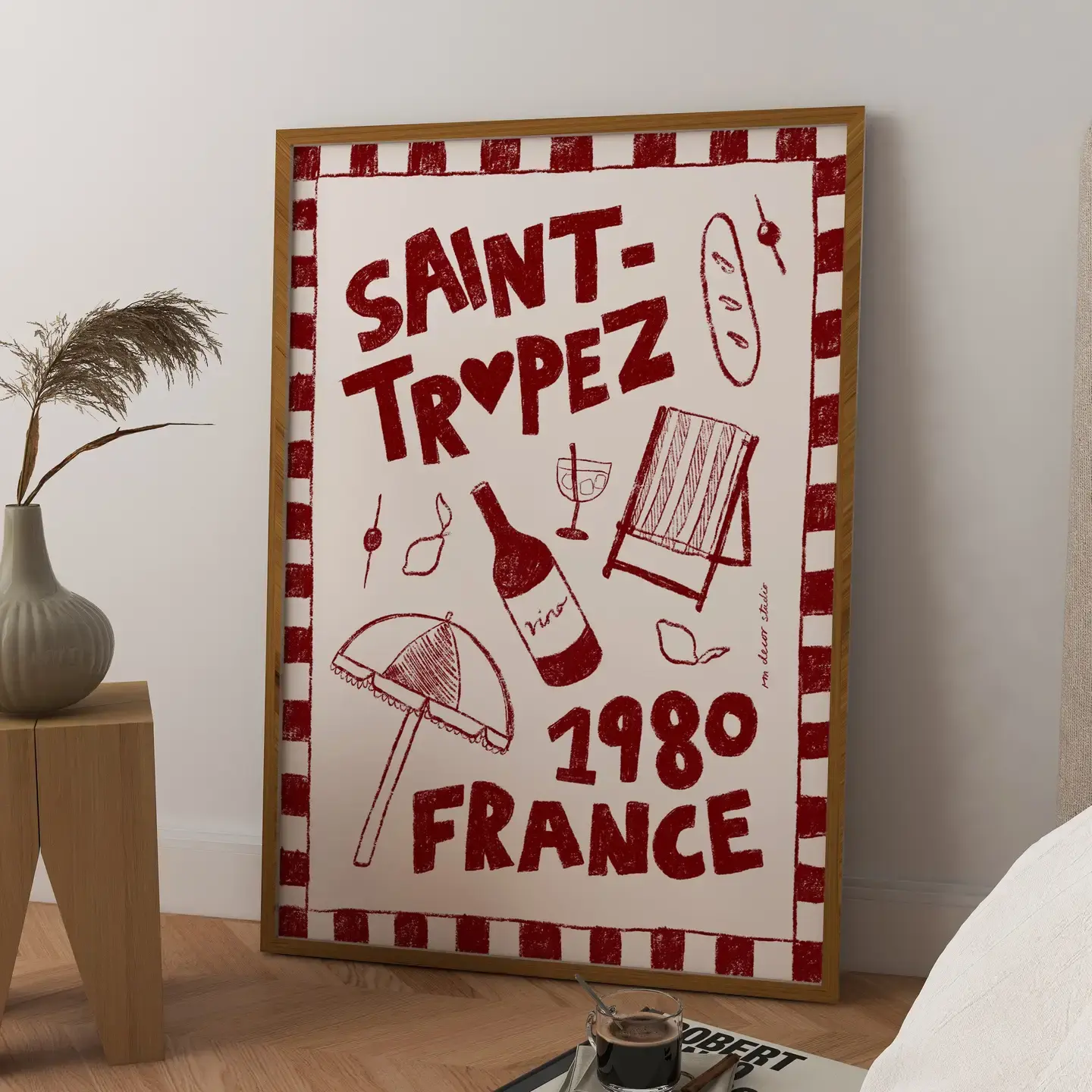 Saint Tropez France Print - A5