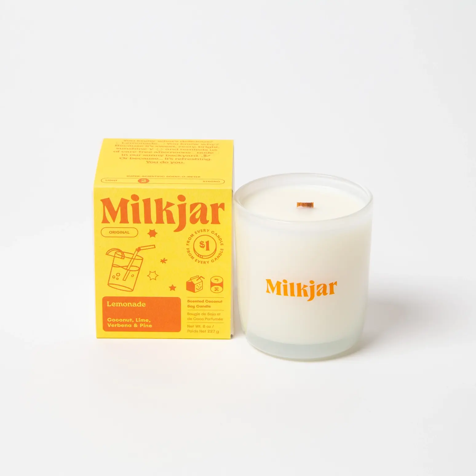 Milkjar Candle - Lemonade