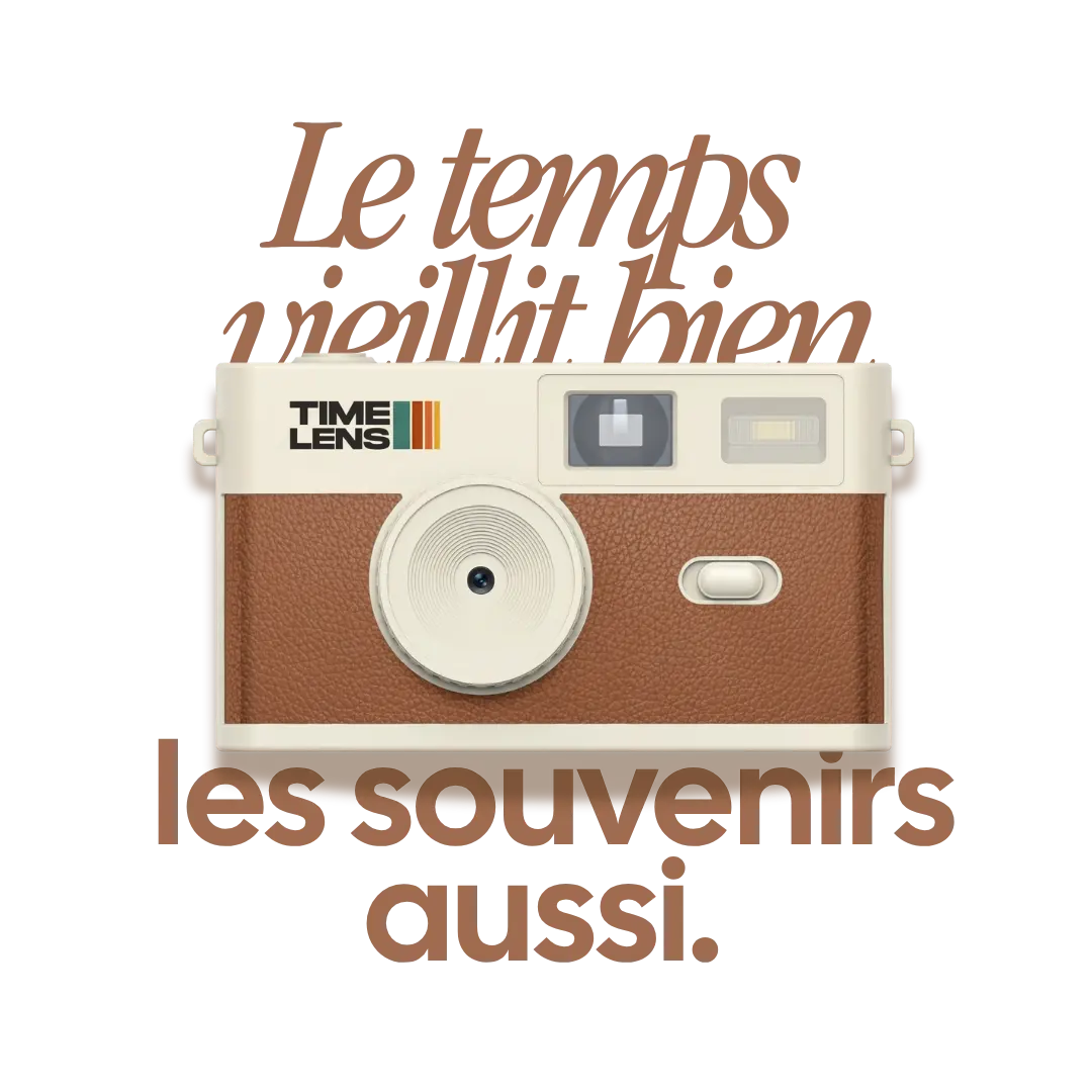 TimeLens Camera - Cream Brown