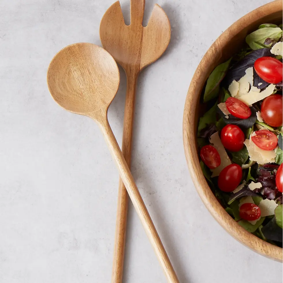 Thumbnail: Acacia & Brass Salad Servers