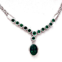 Gargantilla en Oro Blanco 18k