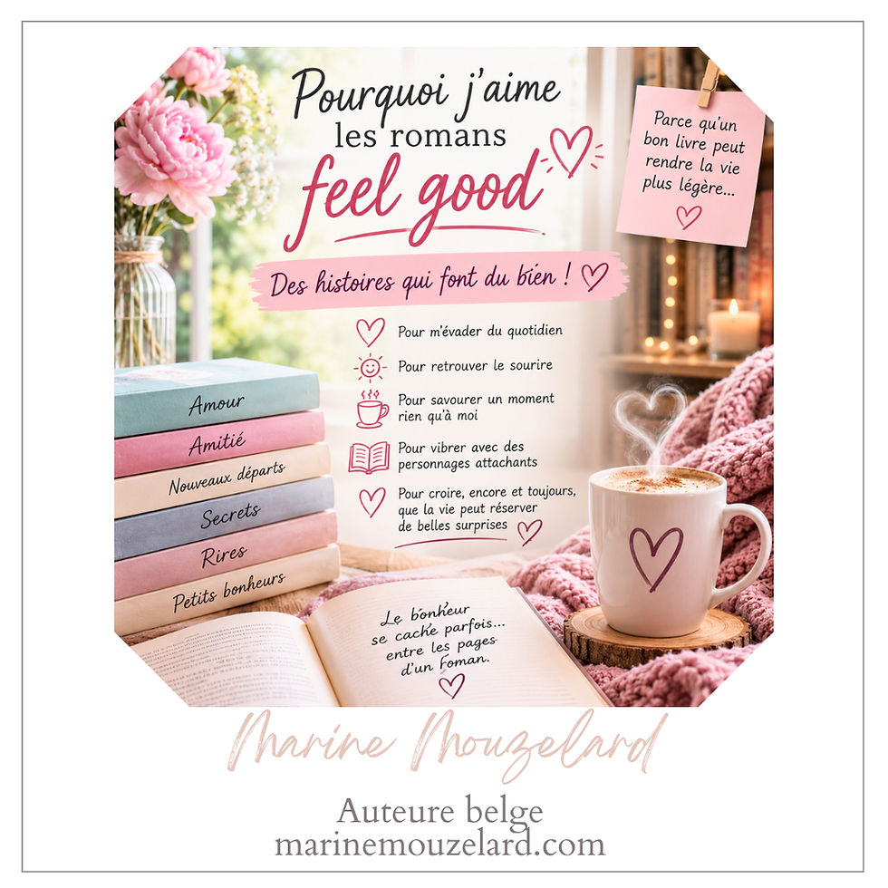 Pourquoi j'aime les romans feel good ?