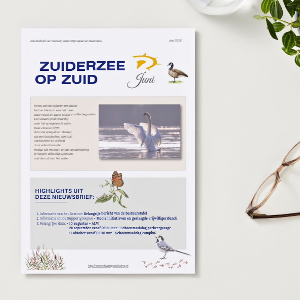 Nieuwsbrief van Juni