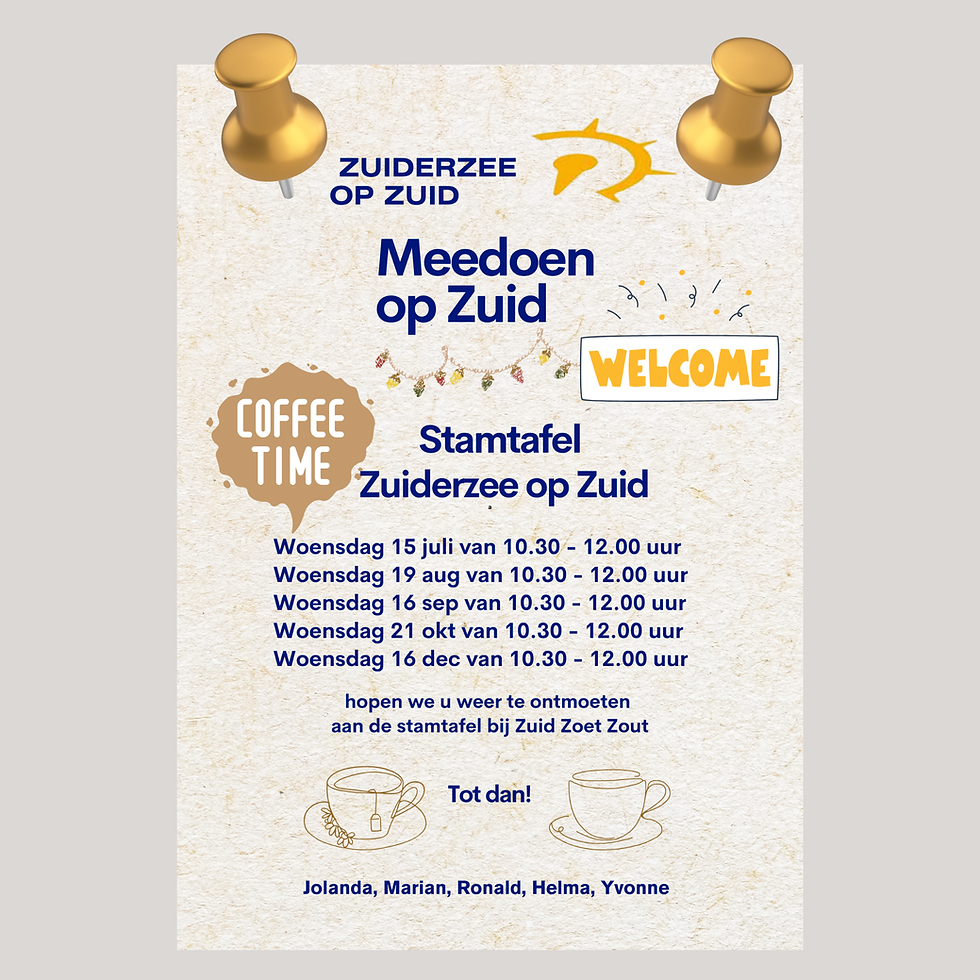 Stamtafel Zuiderzee op Zuid